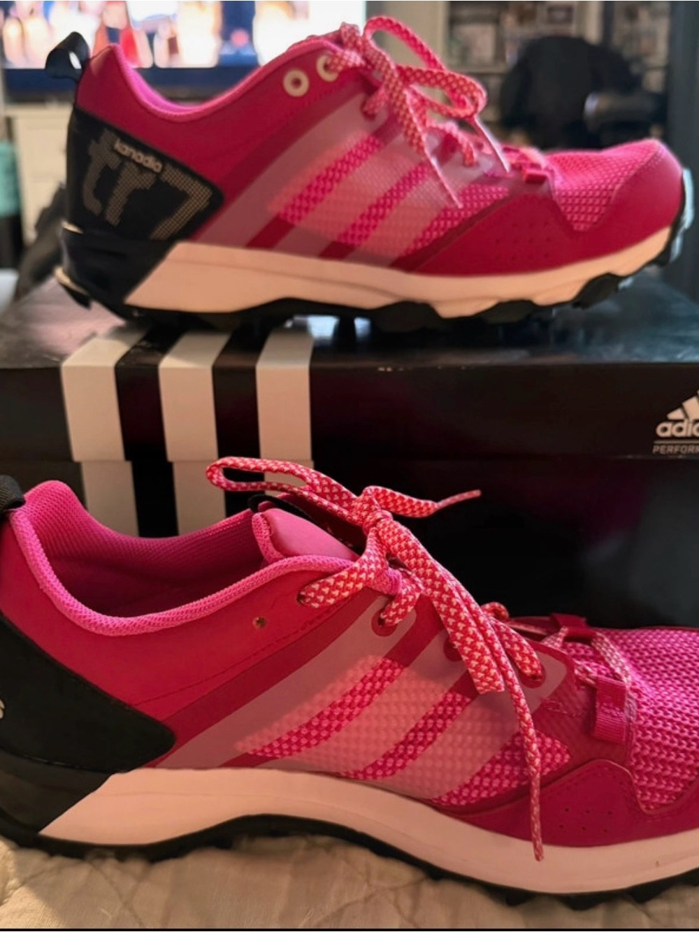 adidas Women's Hot Pink Athletic Sneakers